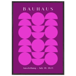 Artfulprints Poster met Lijst Bauhaus – Ausstellung 1923 – 70×100 cm –