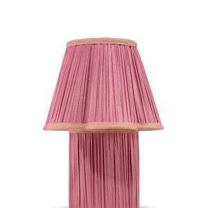Doing Goods Myra Lamp Fuchsia – Klein 14 x 30 x 36 cm – Zijde/ Viscose Doing Goods Myra Lamp Fuchsia – Klein 14 x 30 x 36 cm – Zijde/ Viscose