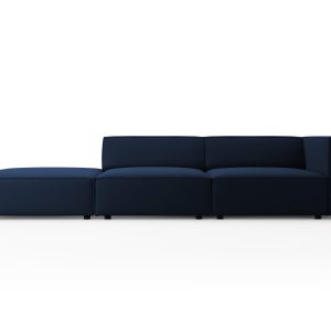 Cosmopolitan Design linker bank Arendal 4-zits, flueel, koningsblauw – Cosmopolitan Design linker bank Arendal 4-zits, flueel, koningsblauw –