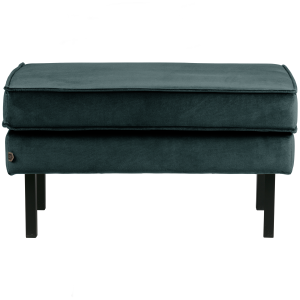 WOOOD hocker op poten Rodeo – Velvet – Teal – 45x84x54 WOOOD hocker op poten Rodeo – Velvet – Teal – 45x84x54