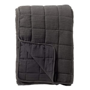 REZA – Bedsprei 240×260 cm – Charcoal Gray – antraciet REZA – Bedsprei 240×260 cm – Charcoal Gray – antraciet