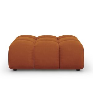 Cosmopolitan Design Poef Sky flueel, terracotta – 80x102x43cm Cosmopolitan Design Poef Sky flueel, terracotta – 80x102x43cm