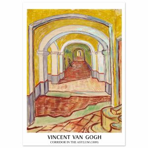 Artfulprints Vincent van Gogh – Corridor in the Asylyum poster 50×70 c Artfulprints Vincent van Gogh – Corridor in the Asylyum poster 50×70 c