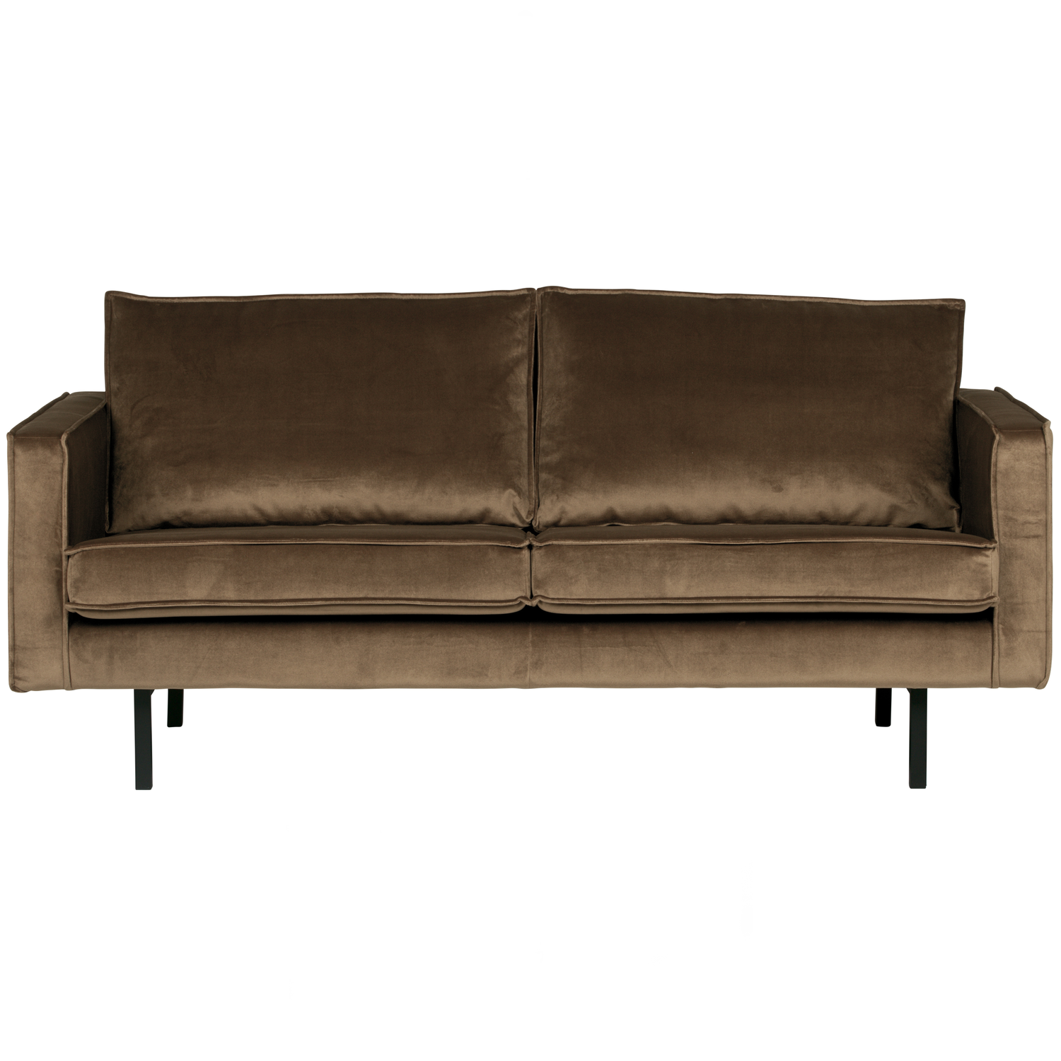 WOOOD 2,5-zits bank Rodeo - Velvet - Taupe - 85x190x86