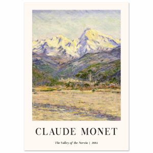 Artfulprints Poster Claude Monet – The valley of the Nervia – A4 21×29 Artfulprints Poster Claude Monet – The valley of the Nervia – A4 21×29