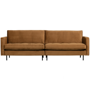 WOOOD classic 3-zits bank Rodeo – Velvet – Honinggeel – 83x275x88