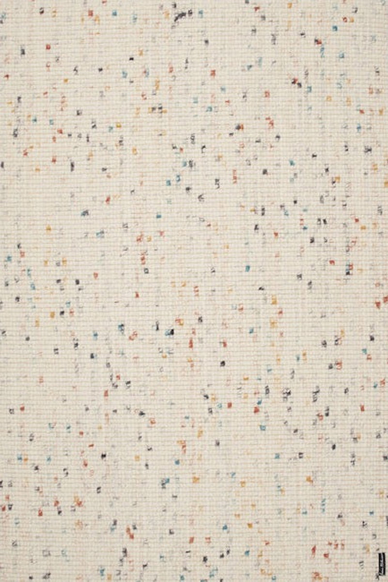 DÉJA Living Vloerkleed Bela - Wit Multi Wol - 160x230cm