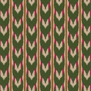 Catchii Behang Maison Artisan Ikat groen Catchii Behang Maison Artisan Ikat groen
