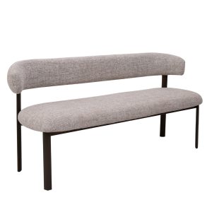 DÉJA Living Eetkamerbank Alamo – Beige/Brons – 200cm DÉJA Living Eetkamerbank Alamo – Beige/Brons – 200cm