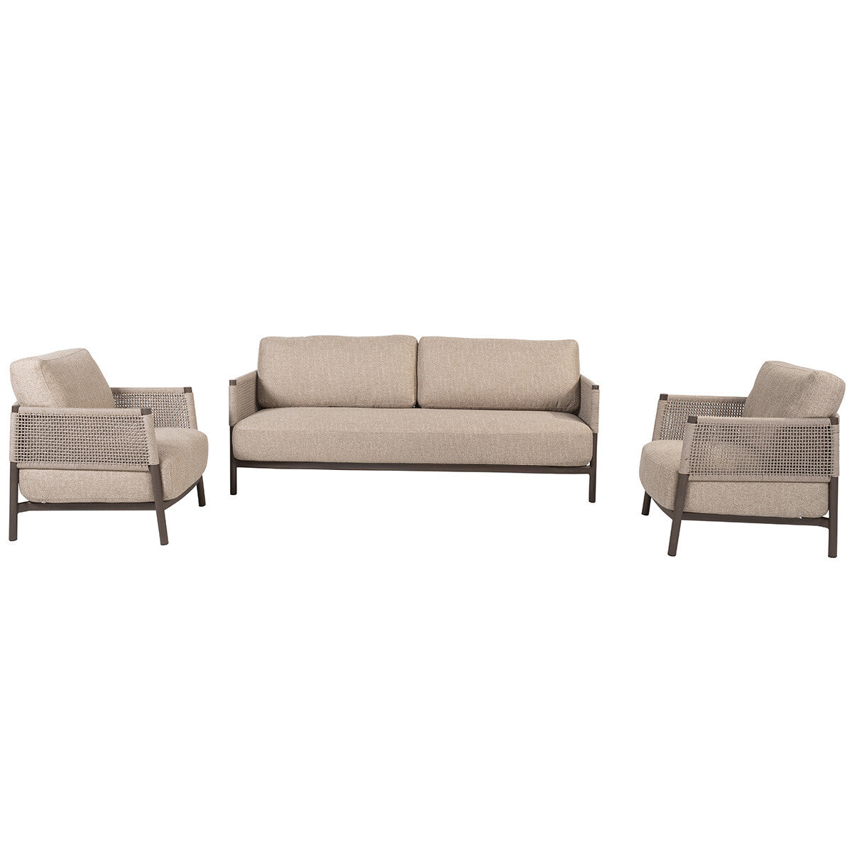 4 Seasons loungeset Savanne 3-delig - terre
