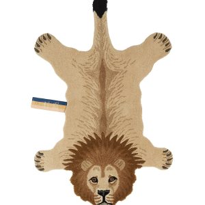 Doing Goods Moody Leeuw Vloerkleed – Groot 155 x 97 x 2 cm – 100% wol Doing Goods Moody Leeuw Vloerkleed – Groot 155 x 97 x 2 cm – 100% wol