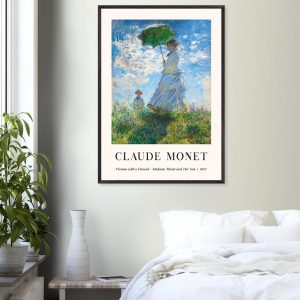 Artfulprints Poster Claude Monet – Women with a parasol – 70×100 cm – Artfulprints Poster Claude Monet – Women with a parasol – 70×100 cm –