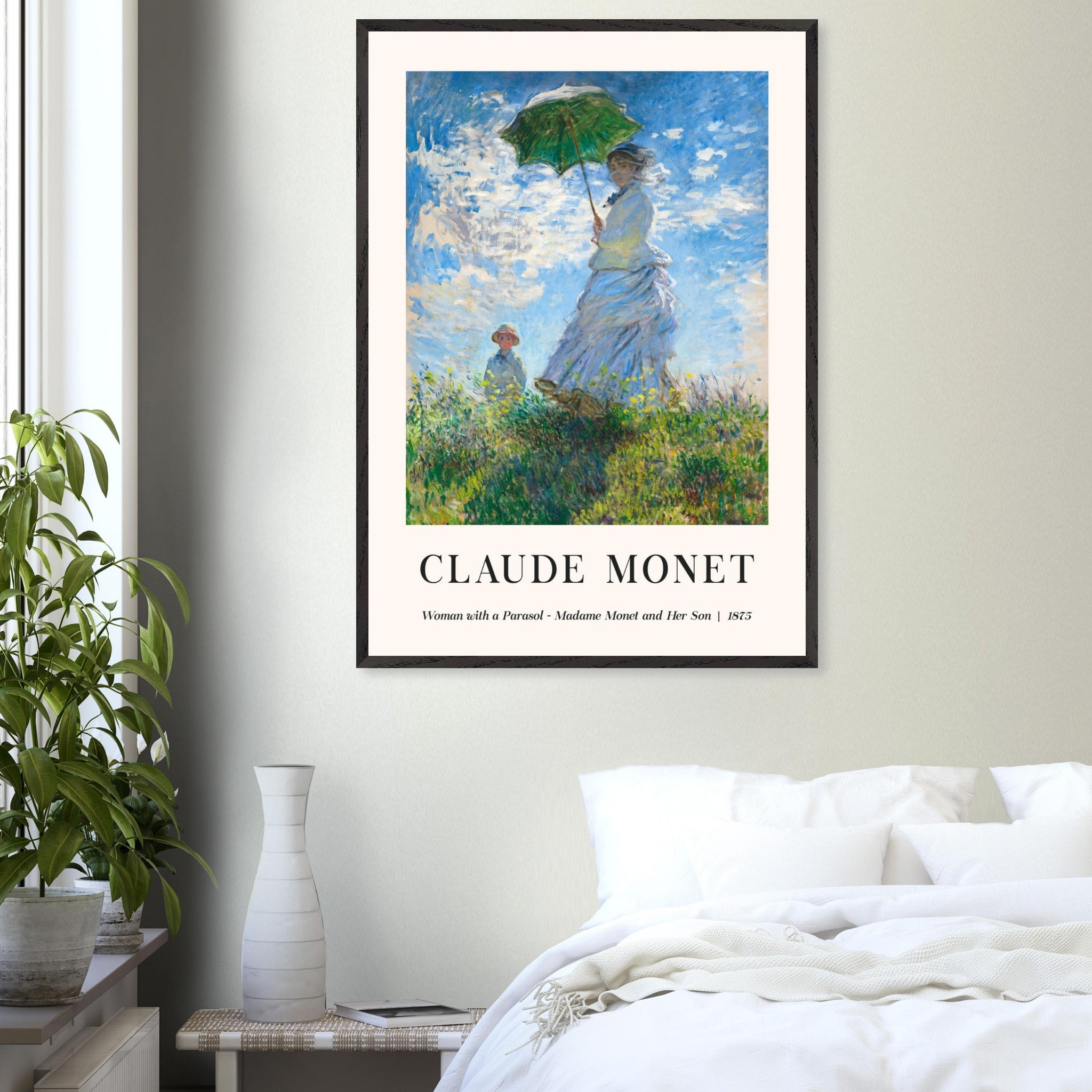 Artfulprints Poster Claude Monet - Women with a parasol - 70x100 cm -