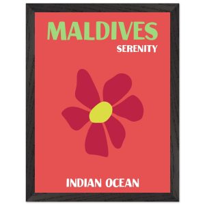 Artfulprints Poster met Lijst Indian Ocean – Maldives – 30×40 cm – Roo Artfulprints Poster met Lijst Indian Ocean – Maldives – 30×40 cm – Roo