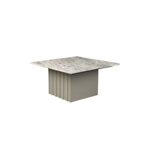 Dutchbone Clayton Salontafel Vierkant 60×60 cm Marmer – Beige