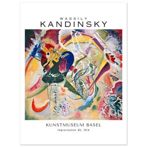 Artfulprints Wassily Kandinsky – Improvisation 35 poster 30×40 cm Artfulprints Wassily Kandinsky – Improvisation 35 poster 30×40 cm