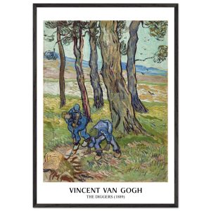 Artfulprints Poster met Lijst Vincent van Gogh – The diggers – 70×100 Artfulprints Poster met Lijst Vincent van Gogh – The diggers – 70×100