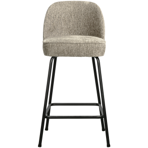 WOOOD barstoel Vogue – Structure Velvet – Wheatfield – 89x50x55 WOOOD barstoel Vogue – Structure Velvet – Wheatfield – 89x50x55