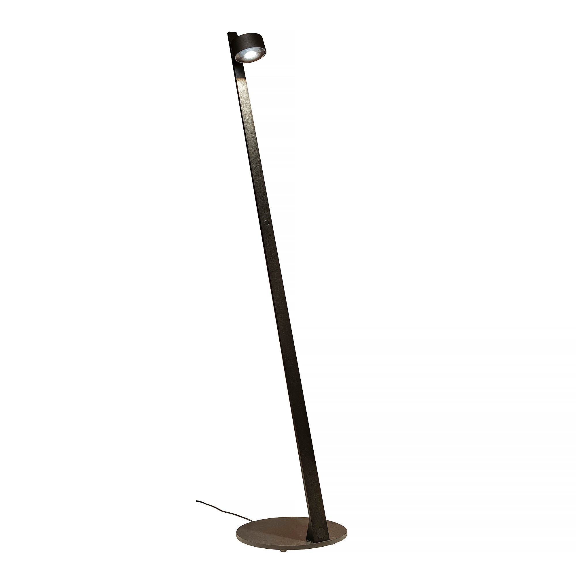 Artdelight vloerlamp Omega - 1 lichts - 30 x 146.3 cm - zwart