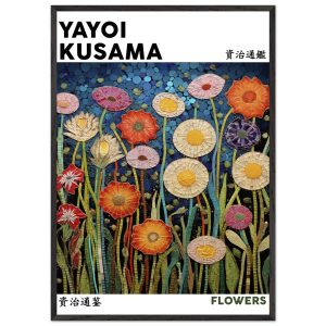 Artfulprints Poster met Lijst Yayoi Kusama – Flowers – 70×100 cm – Mee Artfulprints Poster met Lijst Yayoi Kusama – Flowers – 70×100 cm – Mee