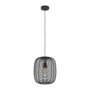 EGLO hanglamp Derwen – e27 – Ø 32.5 cm – metaal – zwart EGLO hanglamp Derwen – e27 – Ø 32.5 cm – metaal – zwart