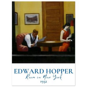 Artfulprints Poster Edward Hopper – Room in New York – 30×40 cm – Meer Artfulprints Poster Edward Hopper – Room in New York – 30×40 cm – Meer