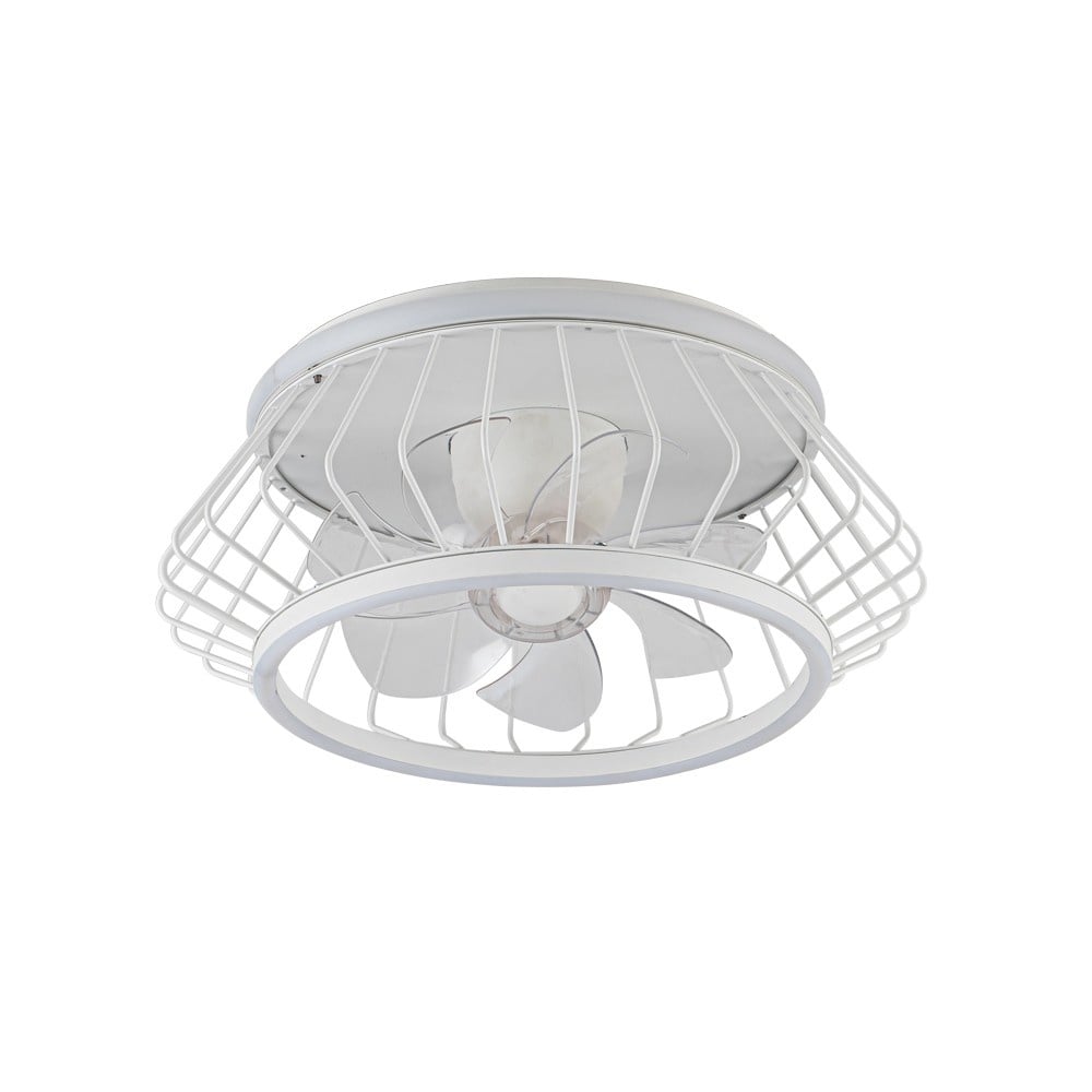 CristalRecord plafondventilator Cobra - 2 lichts - 50 x 20 cm - wit