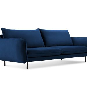 Cosmopolitan Design Bank Vienna 3-zits, flueel, koningsblauw – 92x200x Cosmopolitan Design Bank Vienna 3-zits, flueel, koningsblauw – 92x200x