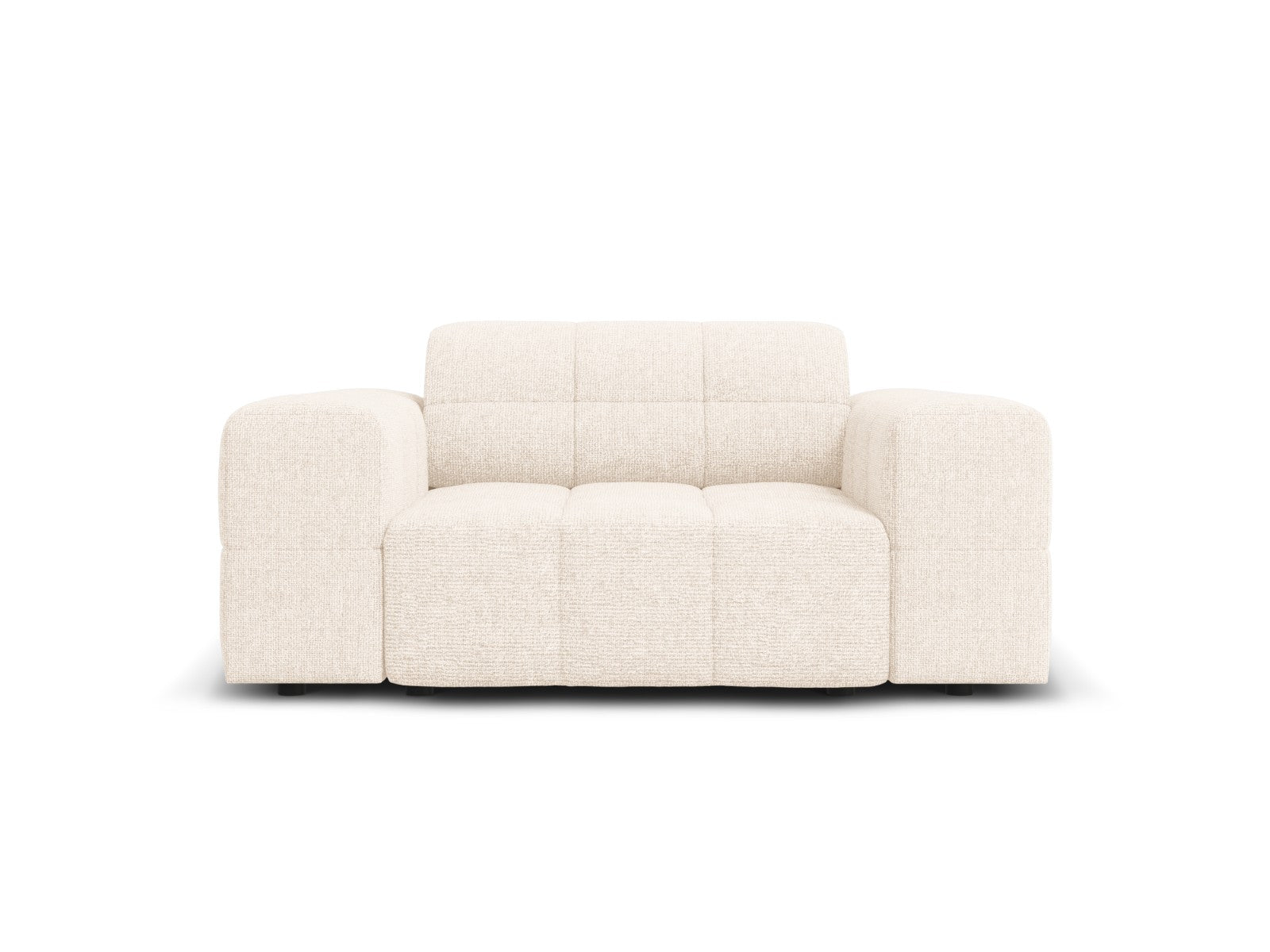 Cosmopolitan Design Fauteuil Chicago chenille lichtbeige - 102x132x78c