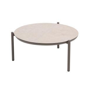 4 Seasons loungetafel Vic Ø73xH35 cm terre – ceramic print 4 Seasons loungetafel Vic Ø73xH35 cm terre – ceramic print
