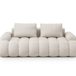 Cosmopolitan Design Bank Linz 3-zits, structurele stof beige – 100×200 Cosmopolitan Design Bank Linz 3-zits, structurele stof beige – 100×200