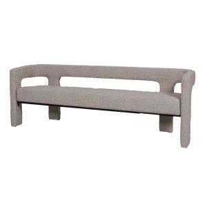 DÉJA Living Eetkamerbank Seto – Beige Stof – 200x54x68cm DÉJA Living Eetkamerbank Seto – Beige Stof – 200x54x68cm