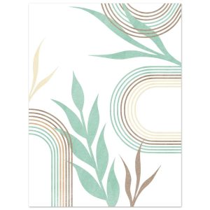 Artfulprints Poster Boho – Mint leaves – 30×40 cm – Groen Artfulprints Poster Boho – Mint leaves – 30×40 cm – Groen
