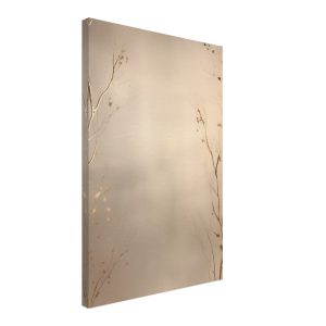 Artfulprints Canvas Abstract – Golden leafs canvas – 40×60 cm – beige Artfulprints Canvas Abstract – Golden leafs canvas – 40×60 cm – beige