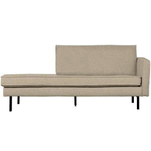 WOOOD daybed rechts Rodeo – Bouclé – Beige – 85x203x86 WOOOD daybed rechts Rodeo – Bouclé – Beige – 85x203x86