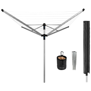 Brabantia Droogmolen Lift-O-Matic Advance, 60 meter met metalen gronda Brabantia Droogmolen Lift-O-Matic Advance, 60 meter met metalen gronda