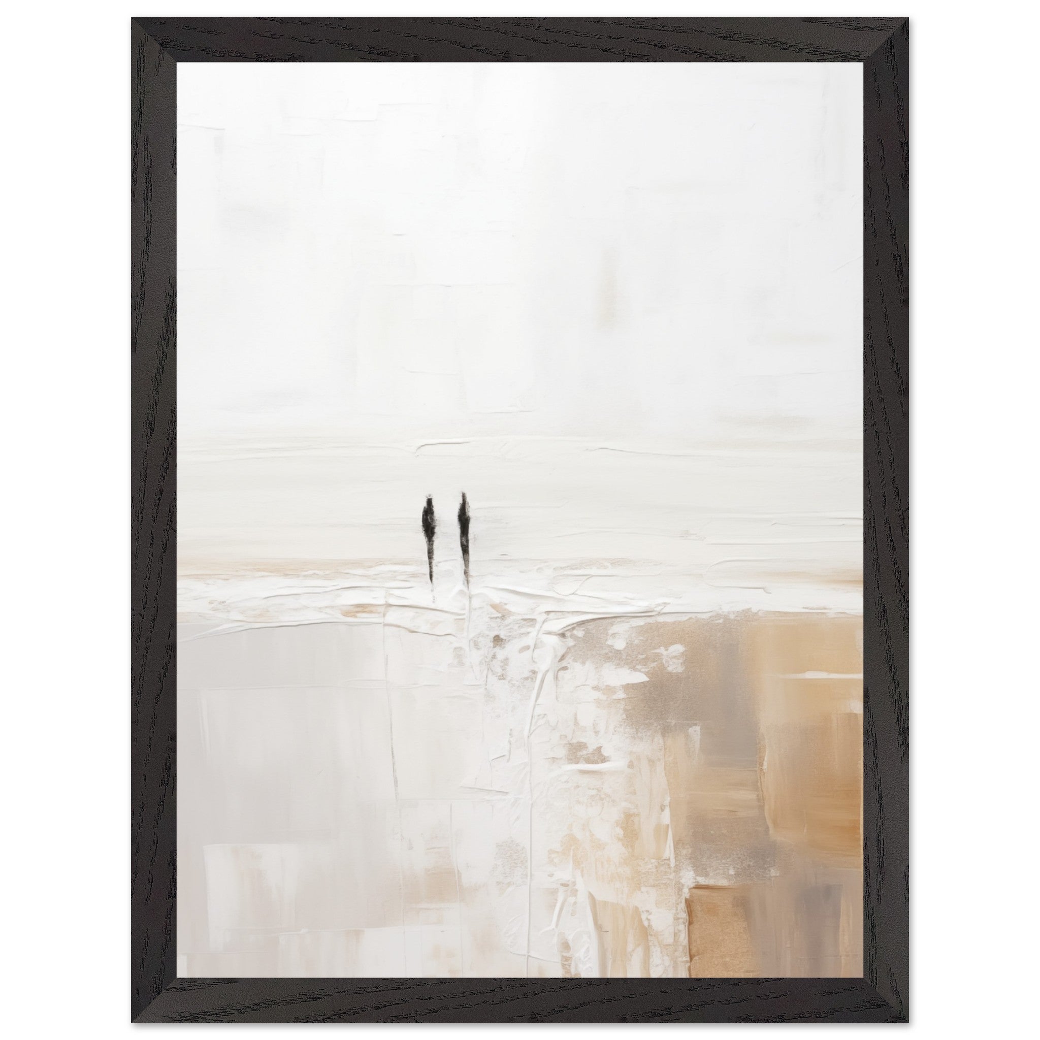 Artfulprints Poster met Lijst Abstract - Silhouettes 2 - 30x40 cm - Wi