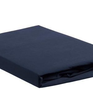 Ambiante hoeslaken Cotton Uni HL – 140×220 cm – donker blauw Ambiante hoeslaken Cotton Uni HL – 140×220 cm – donker blauw