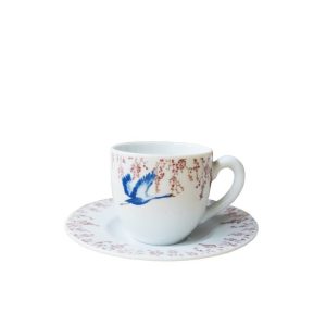 4x Catchii Espressokopjes Cherry Blossom & Lucky Cranes 4x Catchii Espressokopjes Cherry Blossom & Lucky Cranes