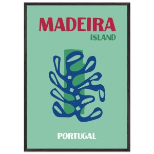 Artfulprints Poster met Lijst Portugal – Madeira – 70×100 cm – Groen Artfulprints Poster met Lijst Portugal – Madeira – 70×100 cm – Groen