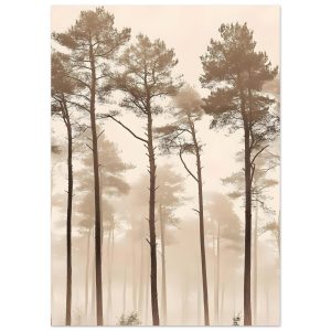 Artfulprints Poster Boho – Silent woods – 50×70 cm – beige Artfulprints Poster Boho – Silent woods – 50×70 cm – beige