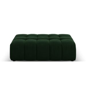 Cosmopolitan Design Poef Chicago flueel flessengroen – 84x102x42cm
