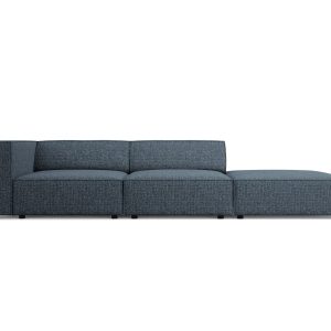 Cosmopolitan Design Rechte bank Arendal 4-zits, chenille, koningsblauw Cosmopolitan Design Rechte bank Arendal 4-zits, chenille, koningsblauw