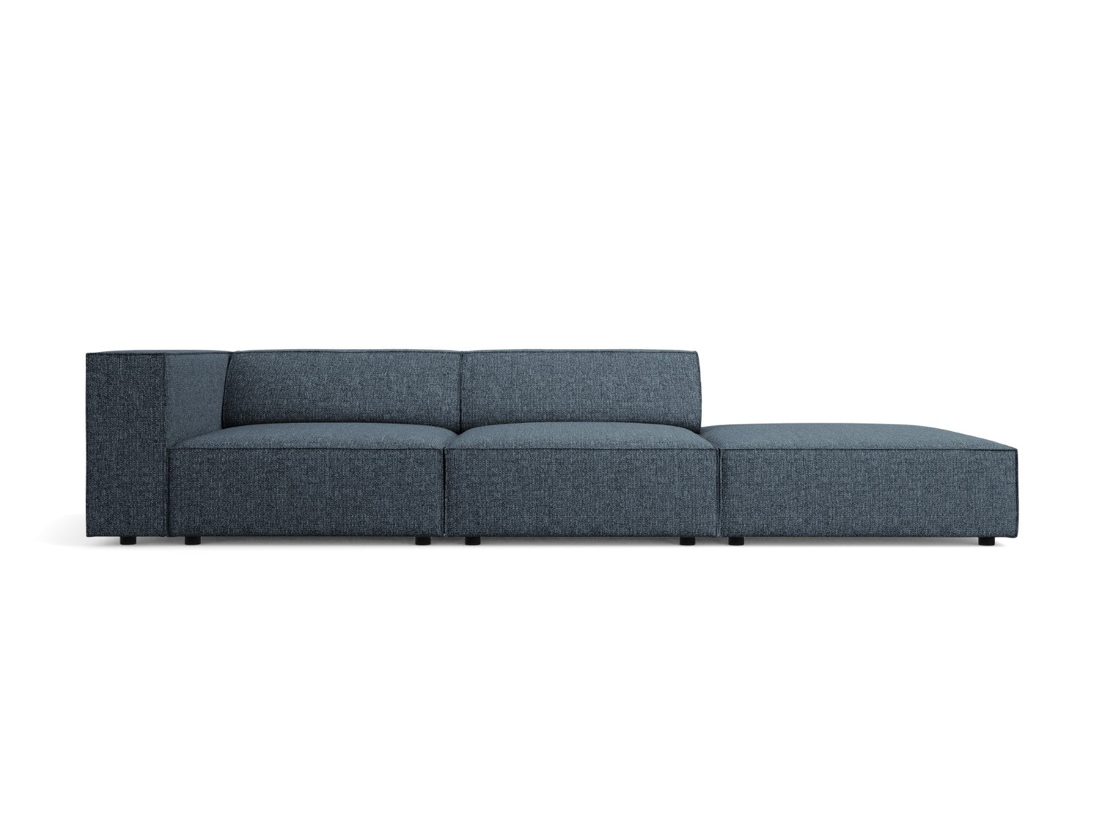 Cosmopolitan Design Rechte bank Arendal 4-zits, chenille, koningsblauw