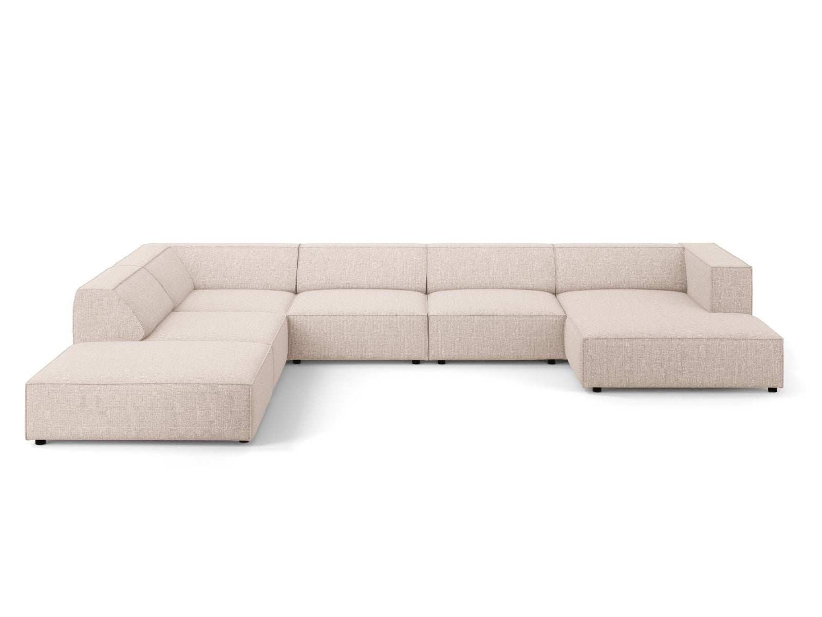 Cosmopolitan Design Panoramische hoekbank links Arendal 7-zits, chenil