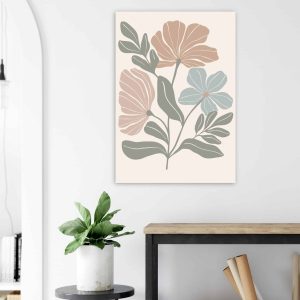 Artfulprints Poster Boho – Pastel bloom – 70×100 cm – Meerkleurig Artfulprints Poster Boho – Pastel bloom – 70×100 cm – Meerkleurig