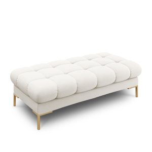 Cosmopolitan Design Bank Bali 2-zits, structurele stof, lichtbeige – 6 Cosmopolitan Design Bank Bali 2-zits, structurele stof, lichtbeige – 6