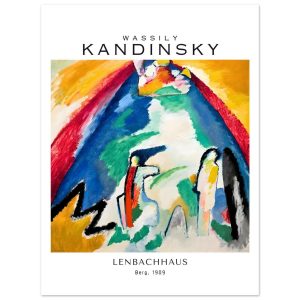 Artfulprints Wassily Kandinsky – Berg poster 30×40 cm Artfulprints Wassily Kandinsky – Berg poster 30×40 cm