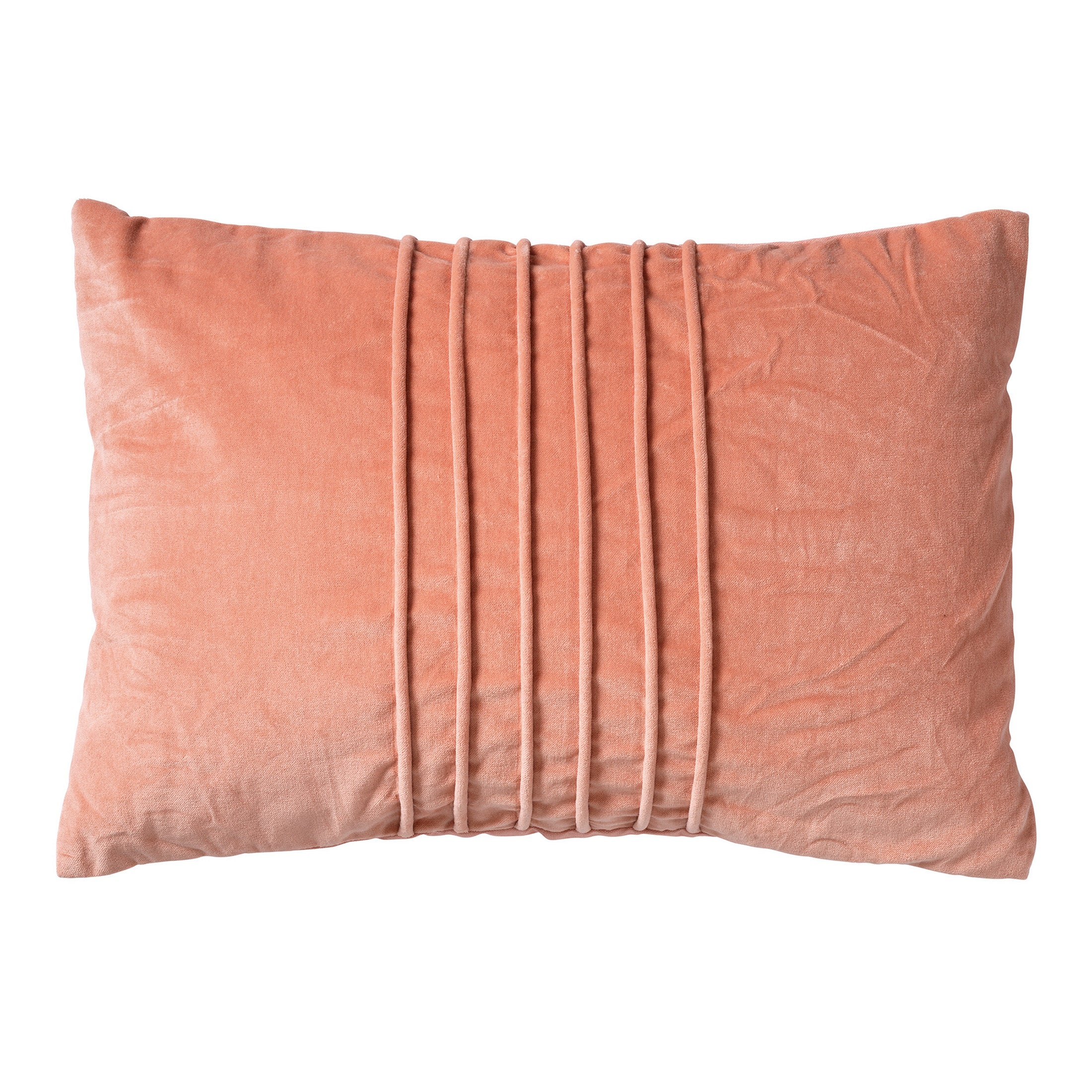 PAX - sierkussen 40x60 cm - velvet - 100% katoen - Muted Clay - roze