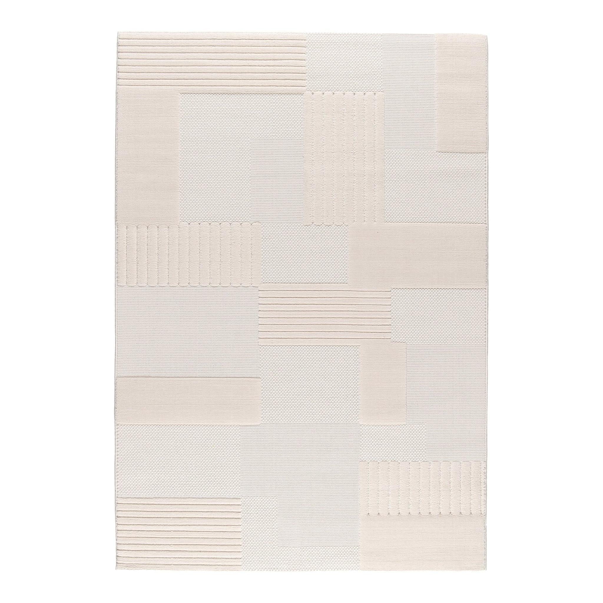 AFK Living vloerkleed Jules - reliëfeffect - beige - 160 x 230 cm